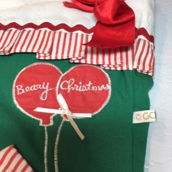 Vintage Gorham Beary Christmas Stocking - Picture 3 of 9